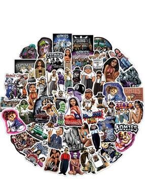Homies Stickers 100 Pack Homies Laptop Decals Gift Toddlers Teens Girls Cute